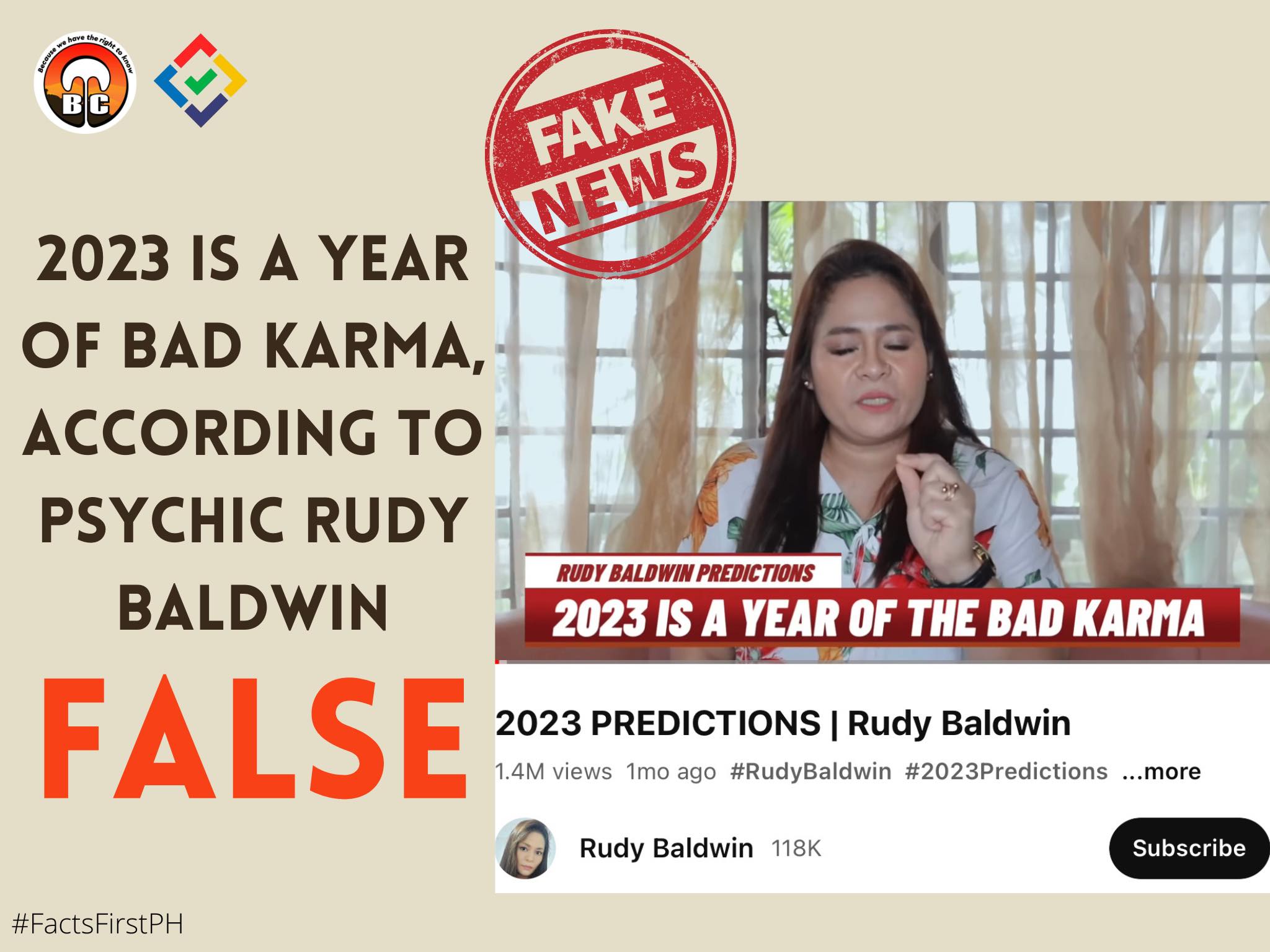 FACT CHECK 2023 is a year of bad karma FactsFirstPH Baguio Chronicle